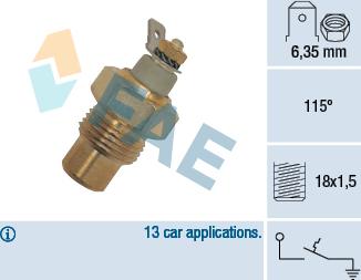 FAE 35080 - Senzor, temperatura rashladne tekućinu www.molydon.hr