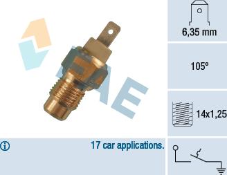 FAE 35170 - Senzor, temperatura rashladne tekućinu www.molydon.hr