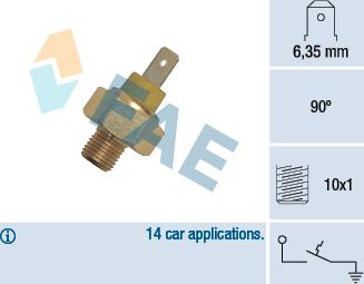 FAE 35345 - Senzor, temperatura rashladne tekućinu www.molydon.hr