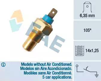 FAE 35370 - Senzor, temperatura rashladne tekućinu www.molydon.hr