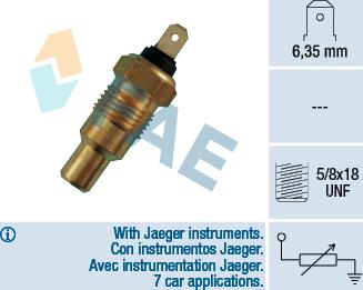 FAE 31400 - Senzor, temperatura rashladne tekućinu www.molydon.hr