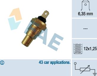 FAE 31650 - Senzor, temperatura rashladne tekućinu www.molydon.hr