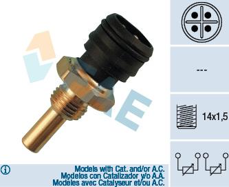 FAE 33290 - Senzor, temperatura rashladne tekućinu www.molydon.hr