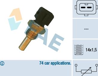 FAE 32560 - Senzor, temperatura rashladne tekućinu www.molydon.hr