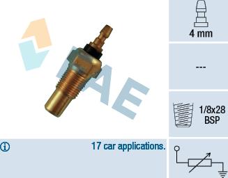 FAE 32310 - Senzor, temperatura rashladne tekućinu www.molydon.hr