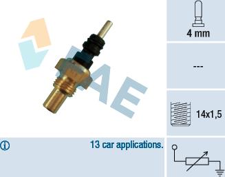 FAE 32250 - Senzor, temperatura rashladne tekućinu www.molydon.hr