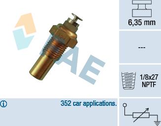 FAE 32230 - Senzor, temperatura rashladne tekućinu www.molydon.hr