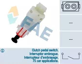 FAE 24499 - Prekidač, aktiviranje kvacila (GRA-uredj za regul brzine) www.molydon.hr