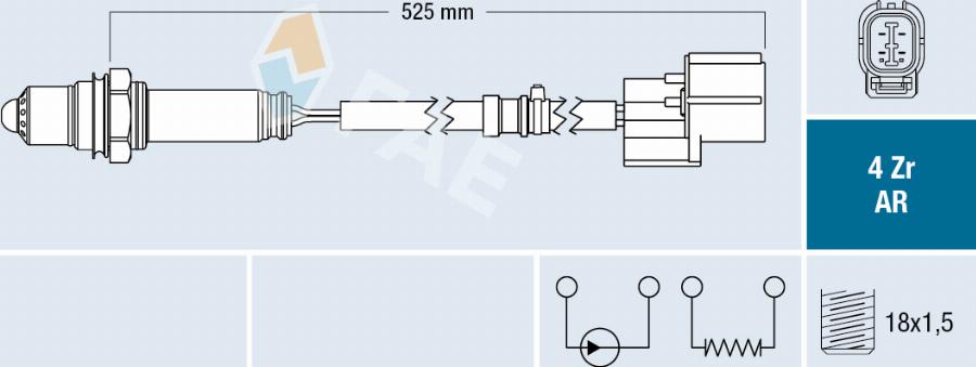 FAE 75699 - Lambda-sonda www.molydon.hr