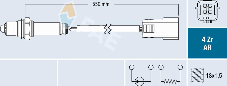 FAE 75698 - Lambda-sonda www.molydon.hr