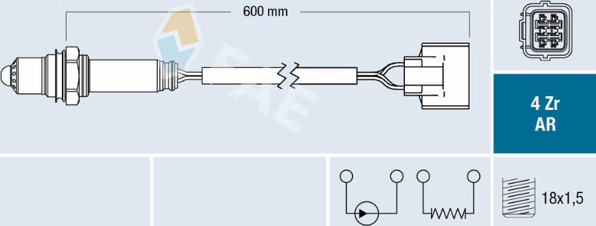 FAE 75604 - Lambda-sonda www.molydon.hr