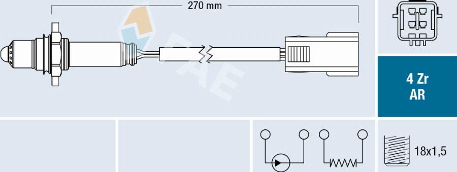 FAE 75684 - Lambda-sonda www.molydon.hr