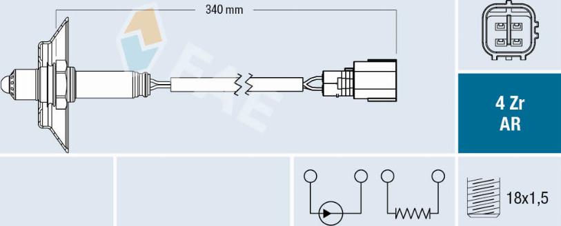 FAE 75672 - Lambda-sonda www.molydon.hr