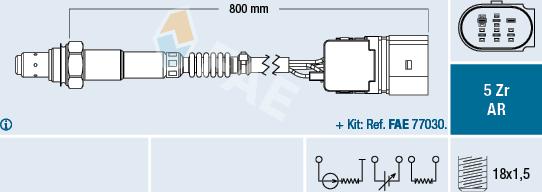 FAE 75355 - Lambda-sonda www.molydon.hr