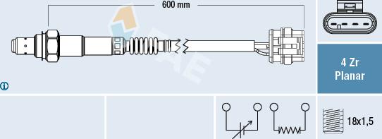 FAE 77499 - Lambda-sonda www.molydon.hr