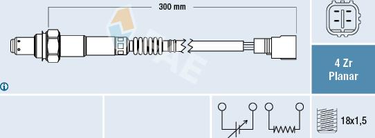 FAE 77455 - Lambda-sonda www.molydon.hr