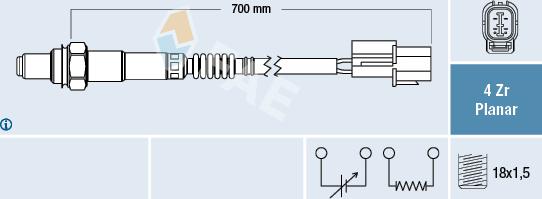 FAE 77450 - Lambda-sonda www.molydon.hr