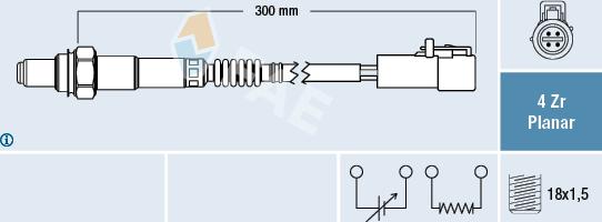 FAE 77418 - Lambda-sonda www.molydon.hr