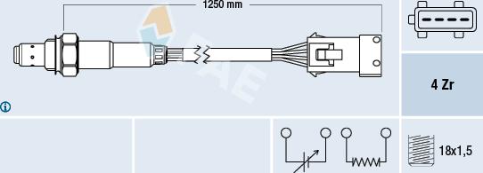 FAE 77434 - Lambda-sonda www.molydon.hr