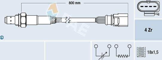 FAE 77591 - Lambda-sonda www.molydon.hr