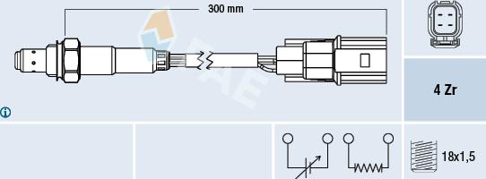 FAE 77502 - Lambda-sonda www.molydon.hr