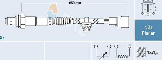 FAE 77519 - Lambda-sonda www.molydon.hr