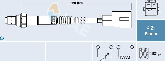 FAE 77518 - Lambda-sonda www.molydon.hr