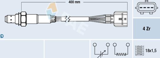 FAE 77589 - Lambda-sonda www.molydon.hr