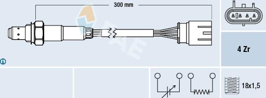 FAE 77586 - Lambda-sonda www.molydon.hr