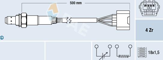 FAE 77583 - Lambda-sonda www.molydon.hr