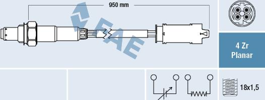 FAE 77538 - Lambda-sonda www.molydon.hr