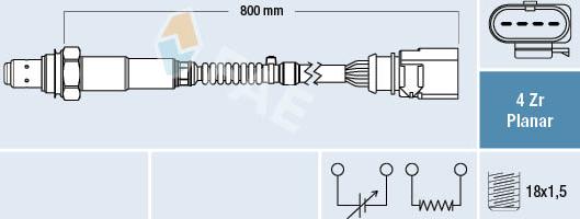 FAE 77697 - Lambda-sonda www.molydon.hr