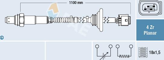 FAE 77646 - Lambda-sonda www.molydon.hr