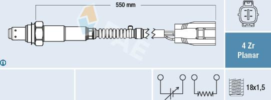 FAE 77652 - Lambda-sonda www.molydon.hr