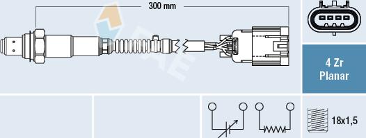 FAE 77669 - Lambda-sonda www.molydon.hr