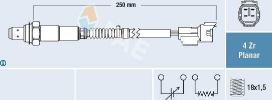 FAE 77604 - Lambda-sonda www.molydon.hr