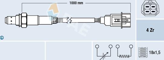 FAE 77605 - Lambda-sonda www.molydon.hr