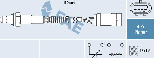 FAE 77602 - Lambda-sonda www.molydon.hr