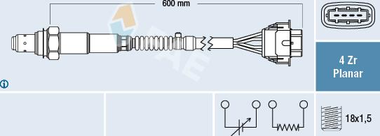 FAE 77613 - Lambda-sonda www.molydon.hr