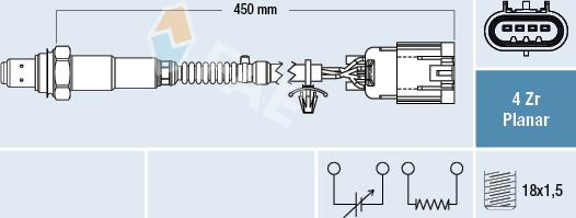 FAE 77672 - Lambda-sonda www.molydon.hr