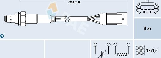 FAE 77152 - Lambda-sonda www.molydon.hr