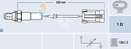 FAE 77102 - Lambda-sonda www.molydon.hr