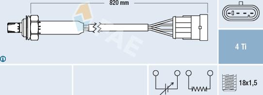 FAE 77184 - Lambda-sonda www.molydon.hr