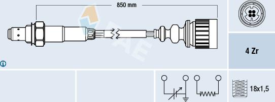 FAE 77174 - Lambda-sonda www.molydon.hr