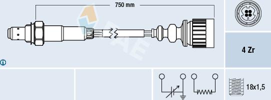 FAE 77176 - Lambda-sonda www.molydon.hr