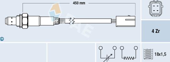 FAE 77178 - Lambda-sonda www.molydon.hr