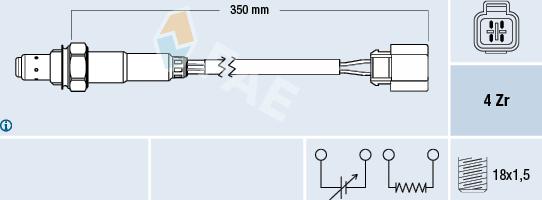 FAE 77349 - Lambda-sonda www.molydon.hr