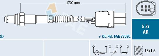 FAE 77363 - Lambda-sonda www.molydon.hr