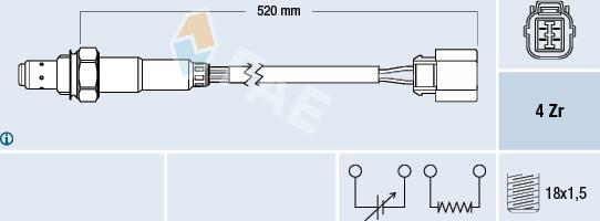 FAE 77318 - Lambda-sonda www.molydon.hr