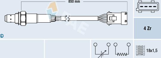 FAE 77383 - Lambda-sonda www.molydon.hr